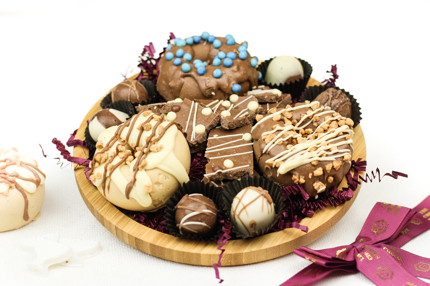 Signature Wooden Donut Platter - DAIRY