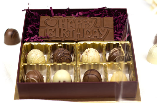 Happy Birthday Chocolate Gift Box - DAIRY