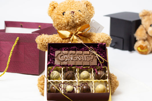 Graduation Truffle Gift Teddy - DAIRY