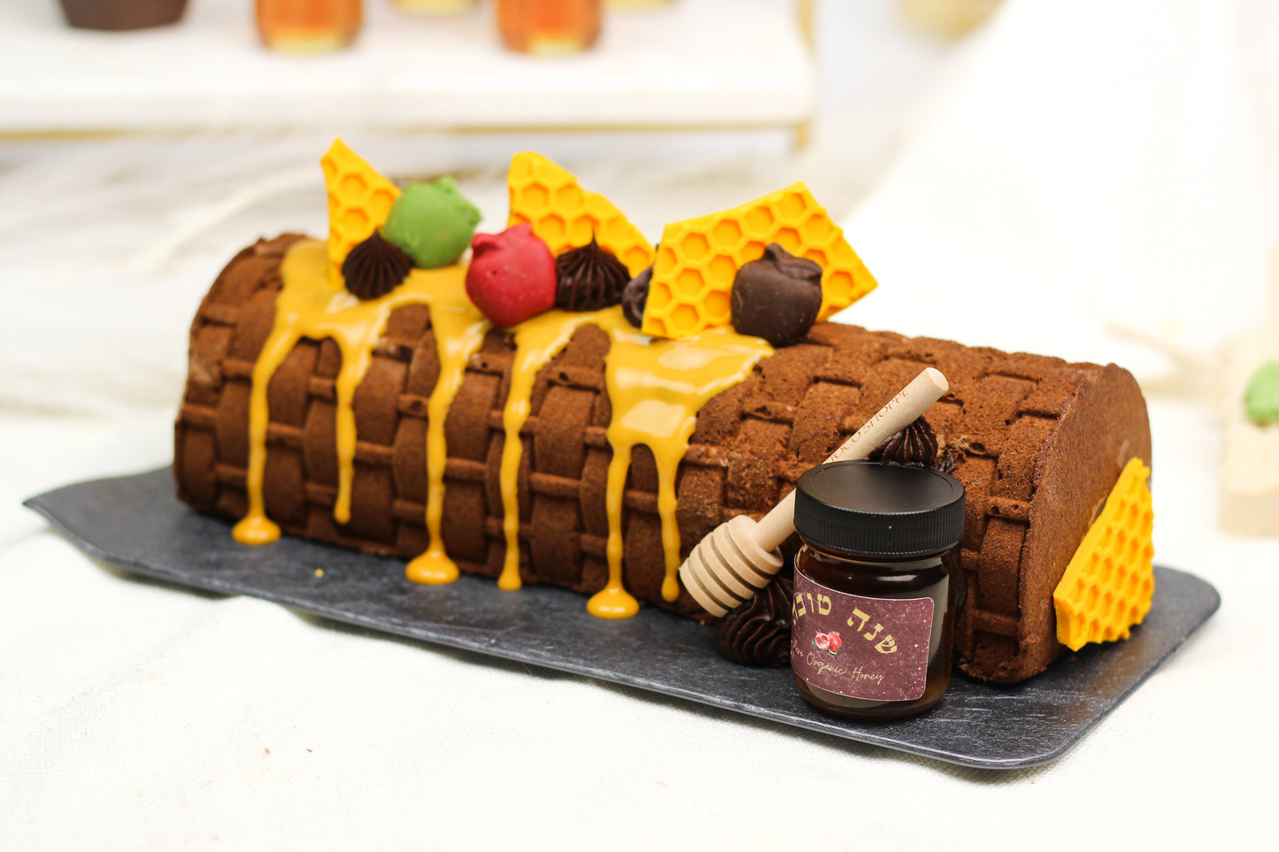 Nougat Log Rosh Hashana Edition