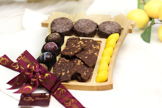 Sukkah Wooden Platter