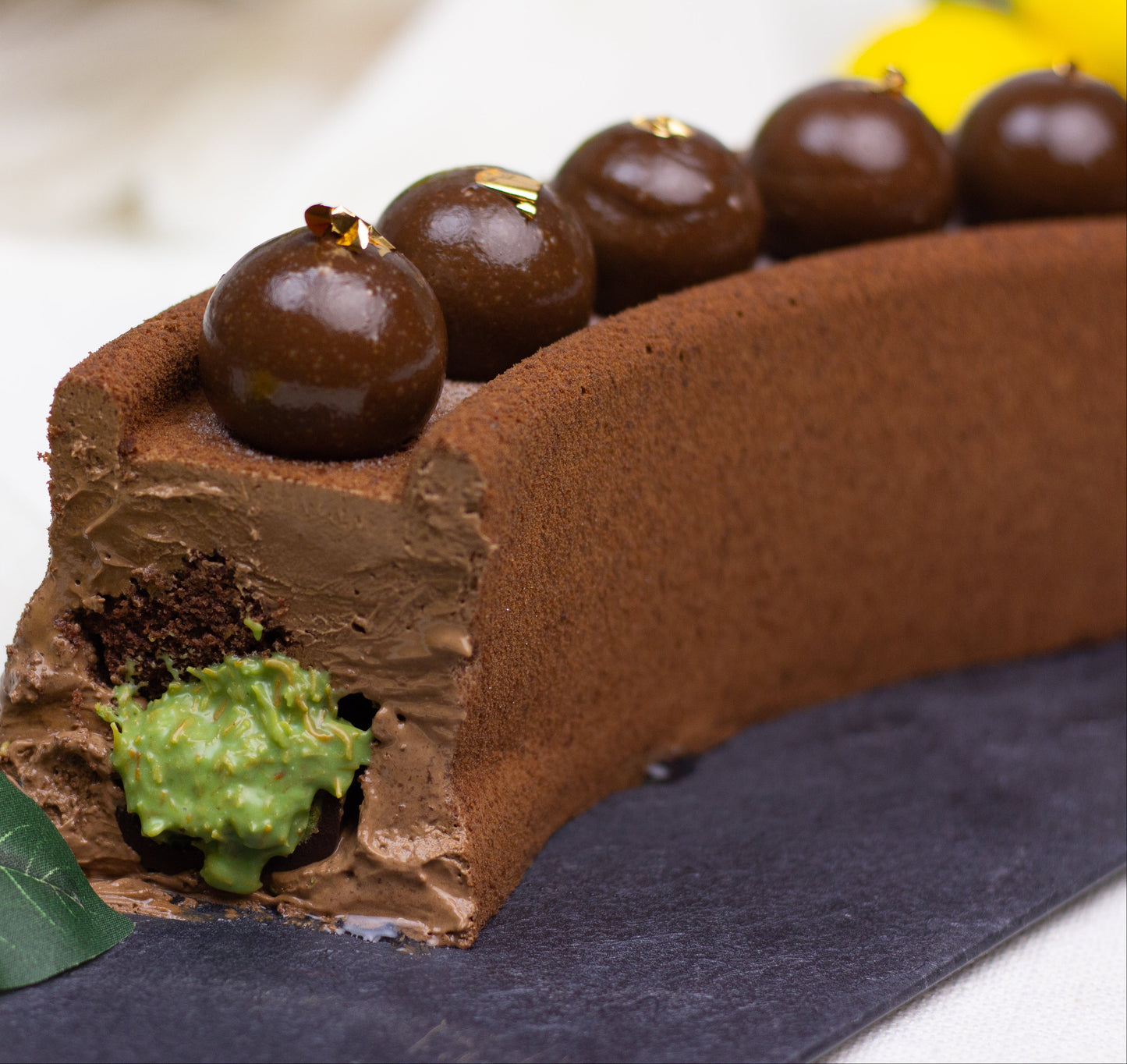 The DUBAI Rose Petal Log - Faux Flower