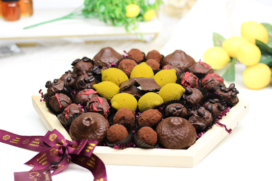 Luxury Esrog & Truffle Hexigon - Parve