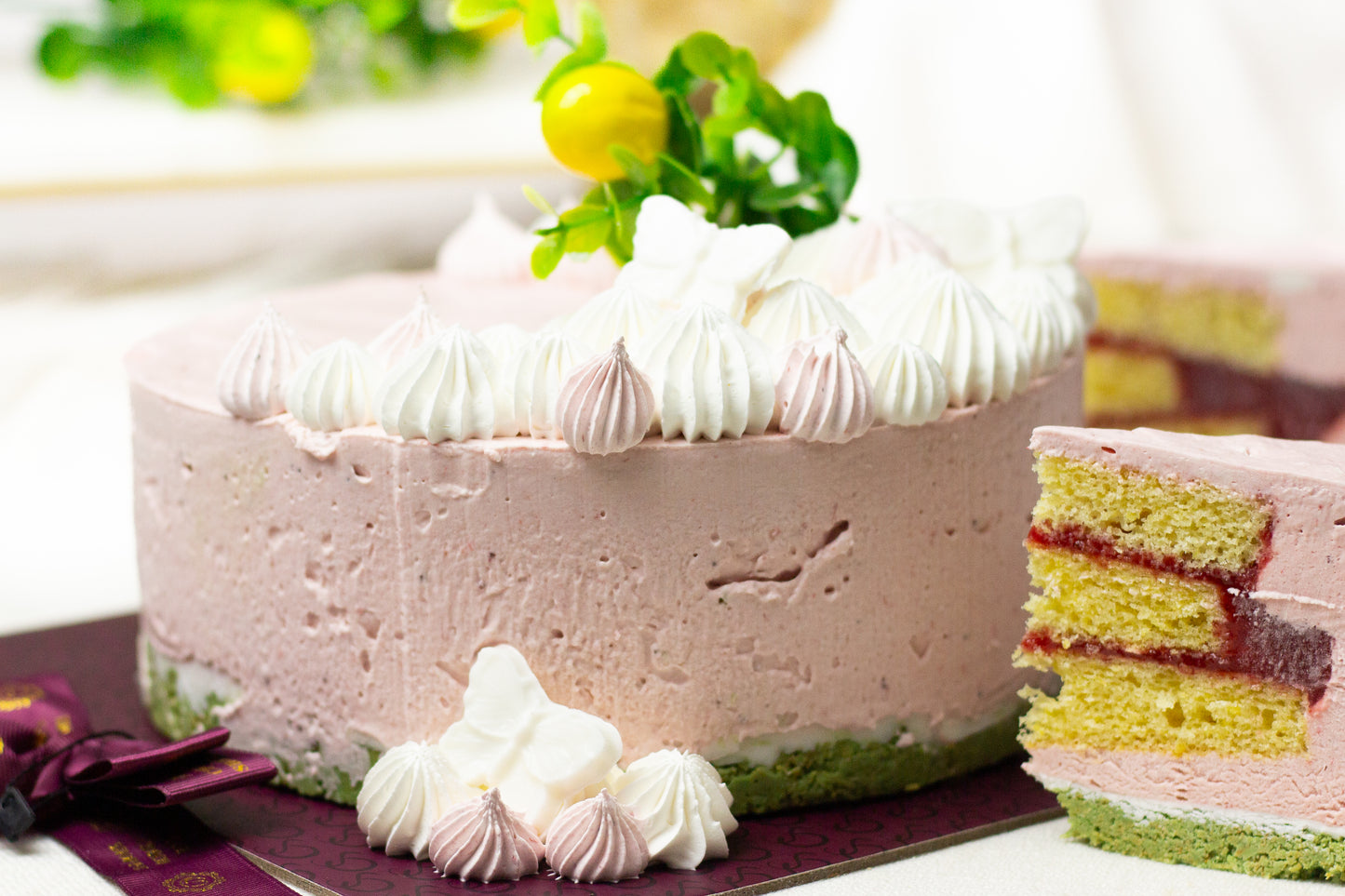 NEW!! Strawberry Dubai Dream Cake - PARVE
