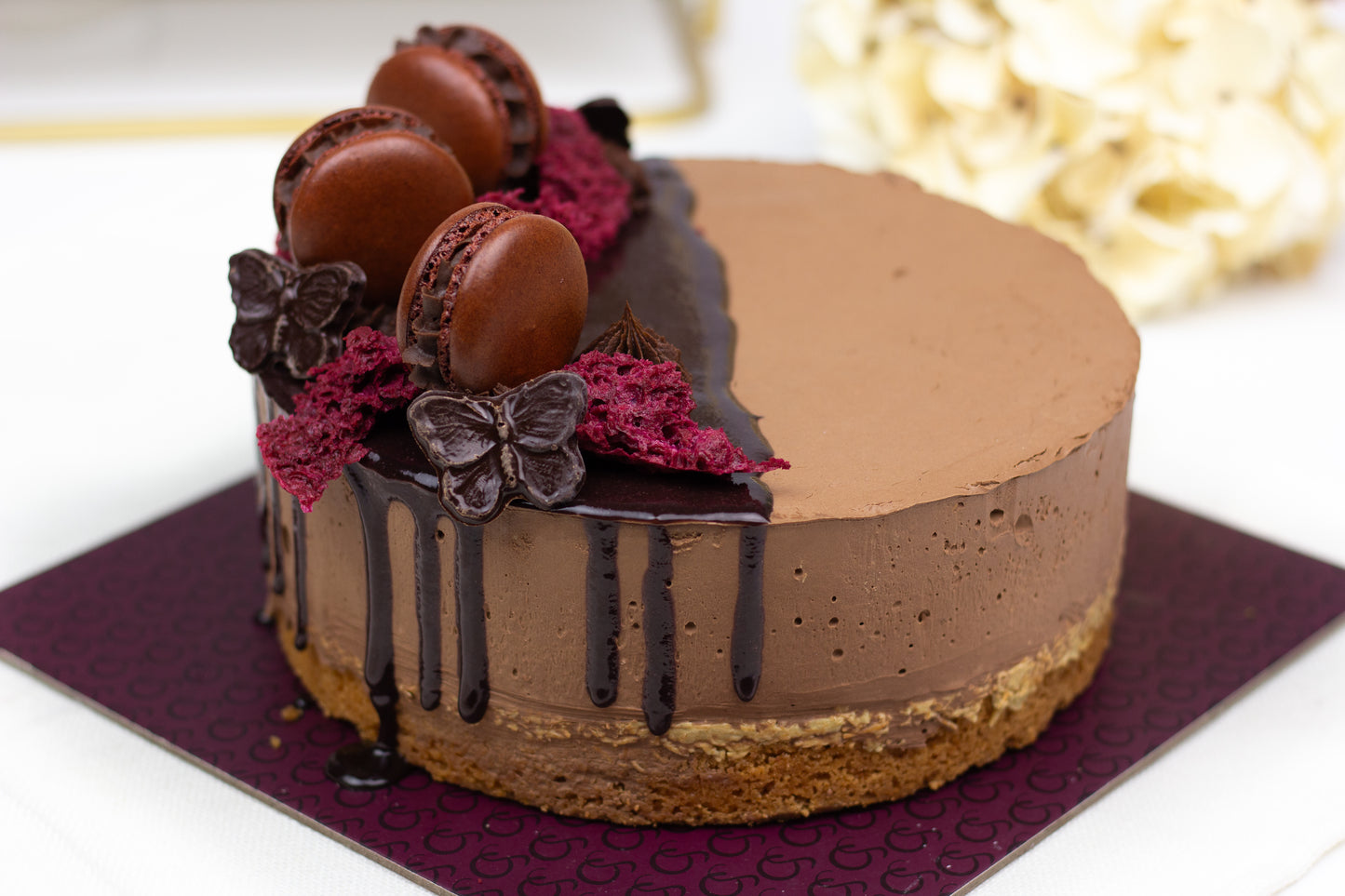 NEW!! Elegant Dubai Chocolate Cake - Parve