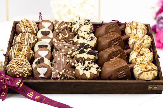 Premium Milk Chocolate Chanukah Tray - DAIRY