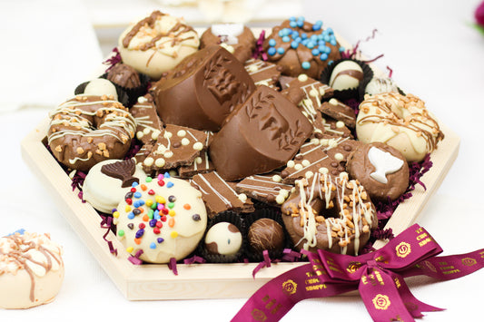 Chanukah Hexagon Platter - DAIRY