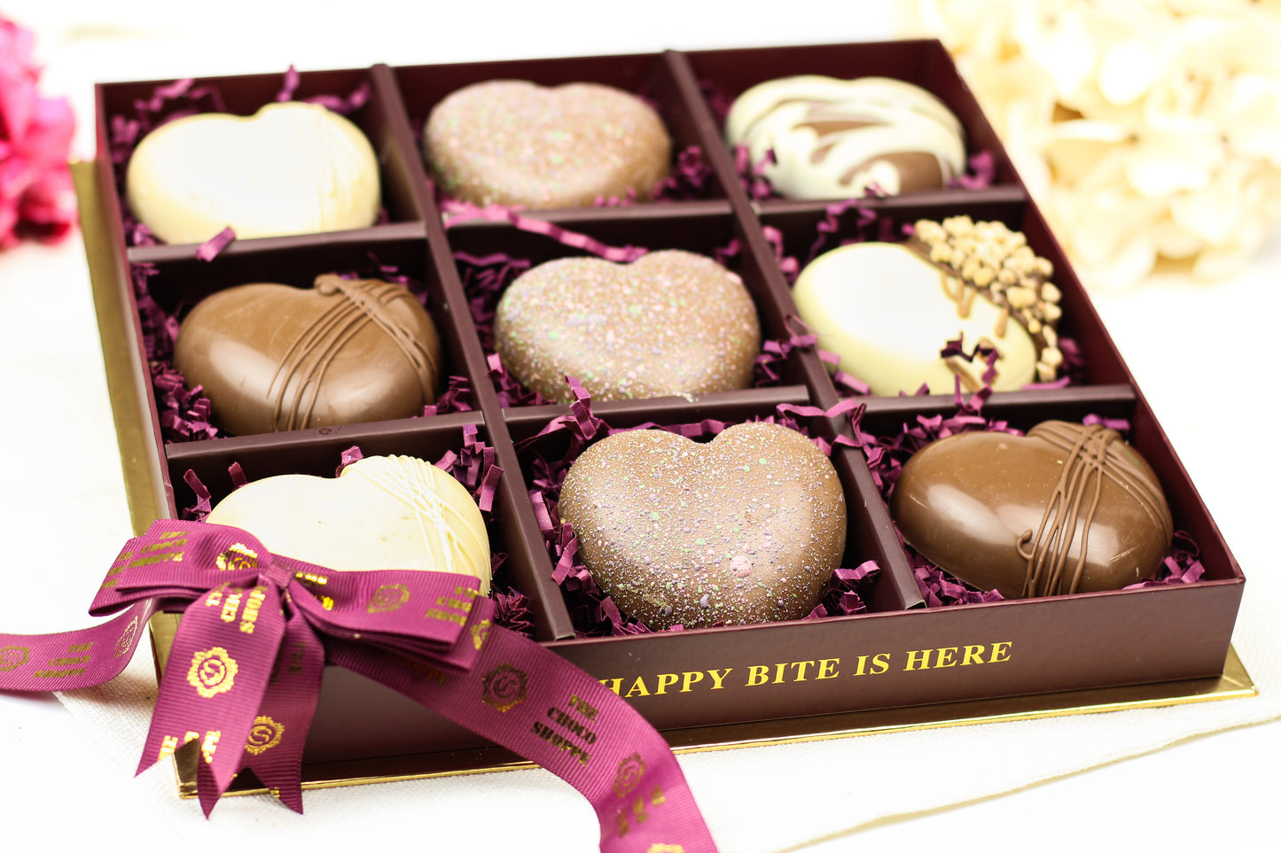 Luxury Heart Truffle Collection – Assorted Gourmet Fillings - DAIRY