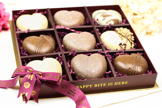 Luxury Heart Truffle Collection – Assorted Gourmet Fillings - DAIRY