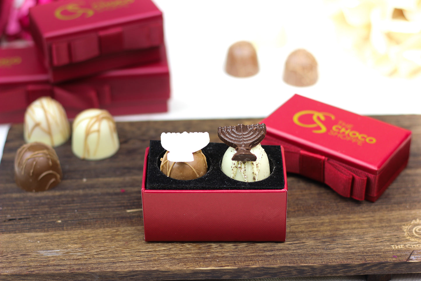 Chanuka Signature Truffle Gift Box - 2 pc DAIRY