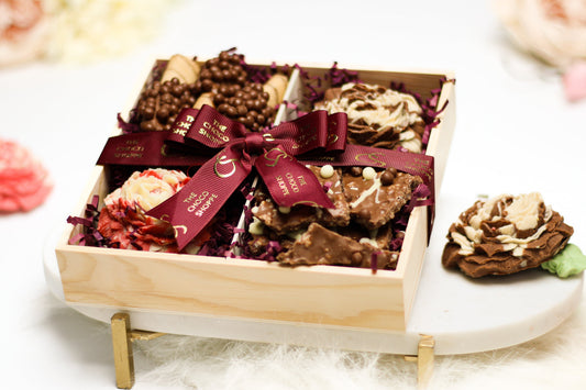 Wooden Flower Platter - Dairy