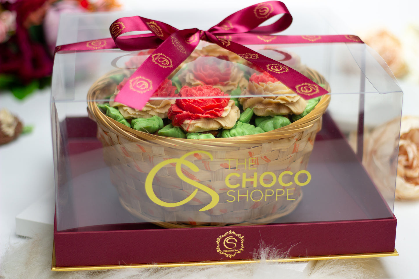 NEW!!! Peony Trifle Dubai Cheesecake Bouquet - Dairy