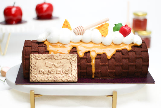 Honey & Chocolate Cream Log