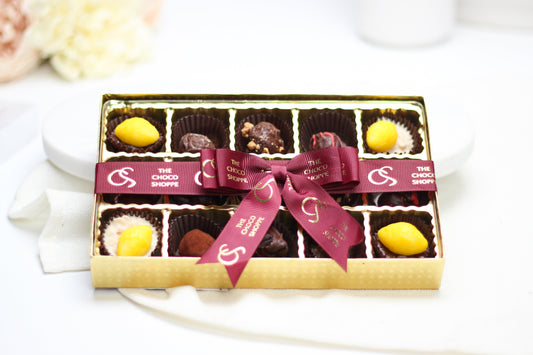 Esrog Hand Rolled Truffle Box - Parve