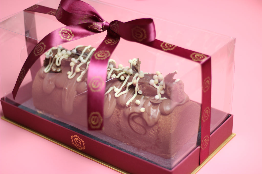 Chocolate CheeseCake Log - GIFT WRAPPED - Dairy