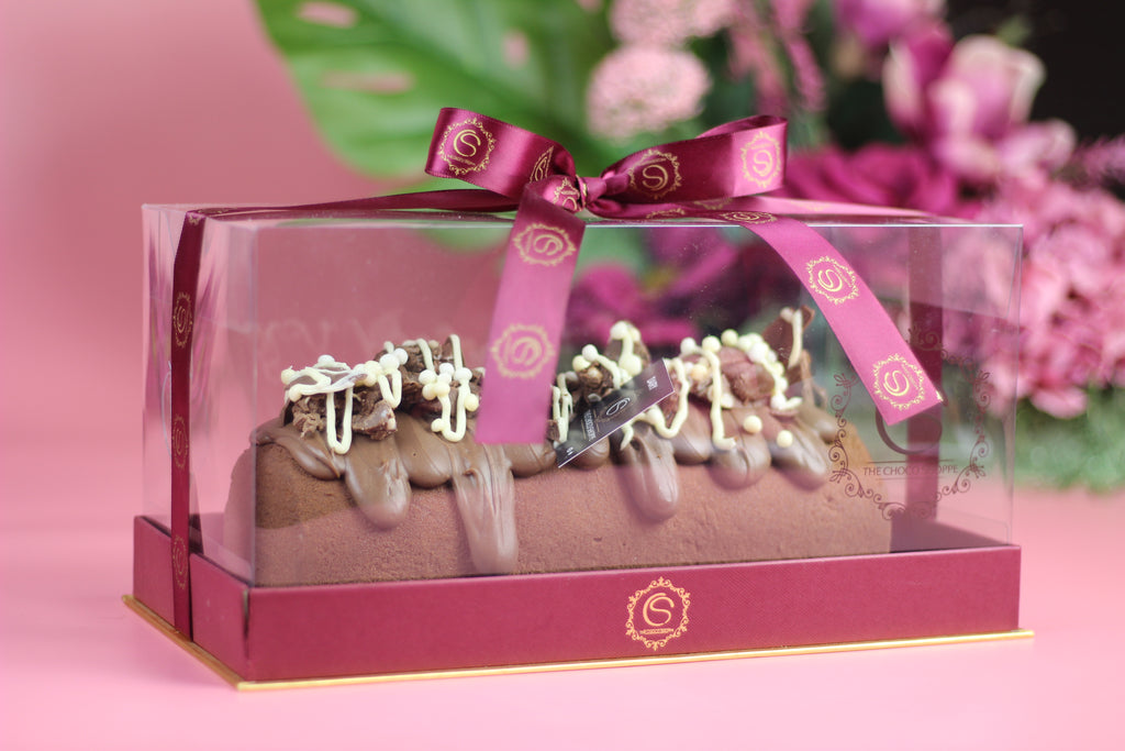 Chocolate CheeseCake Log - GIFT WRAPPED - Dairy