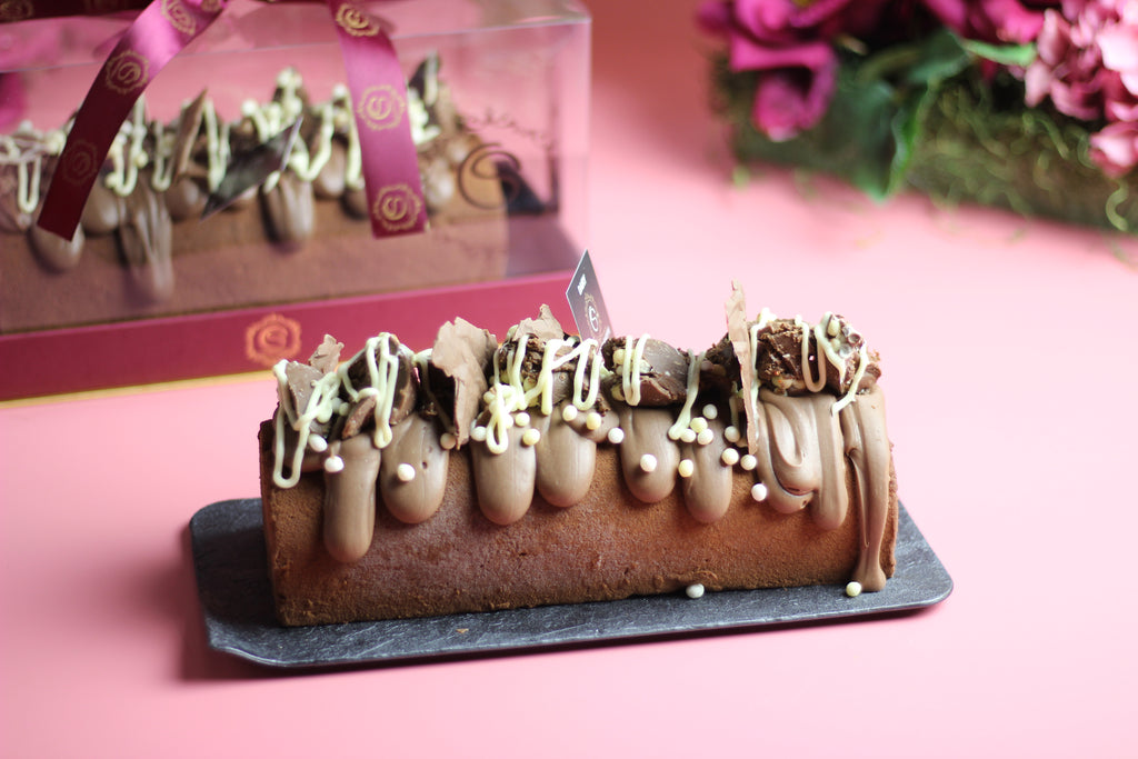 Chocolate CheeseCake Log - GIFT WRAPPED - Dairy
