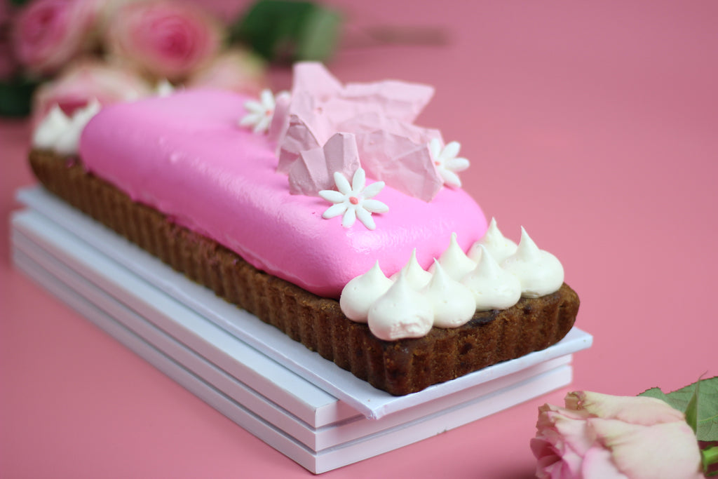 Toffee Chocolate Tart - Pink
