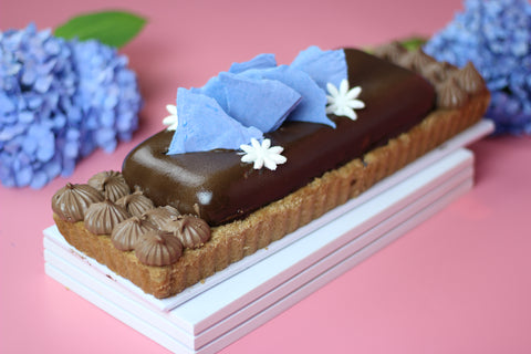 Toffee Chocolate Tart - Blue