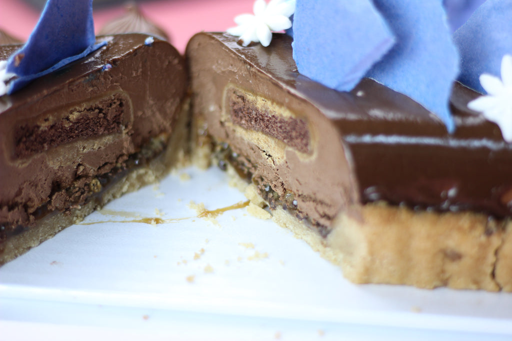 Toffee Chocolate Tart - Blue