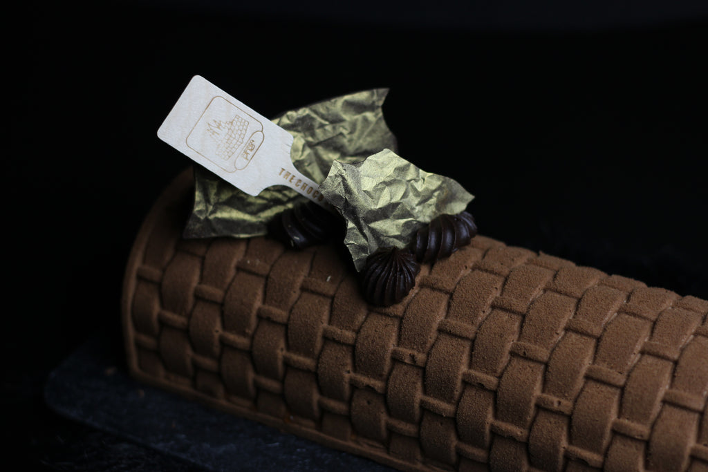 Chocolate Nougat Mousse Log Cake - Ushpizen