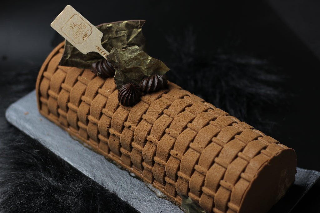 Chocolate Nougat Mousse Log Cake - Ushpizen
