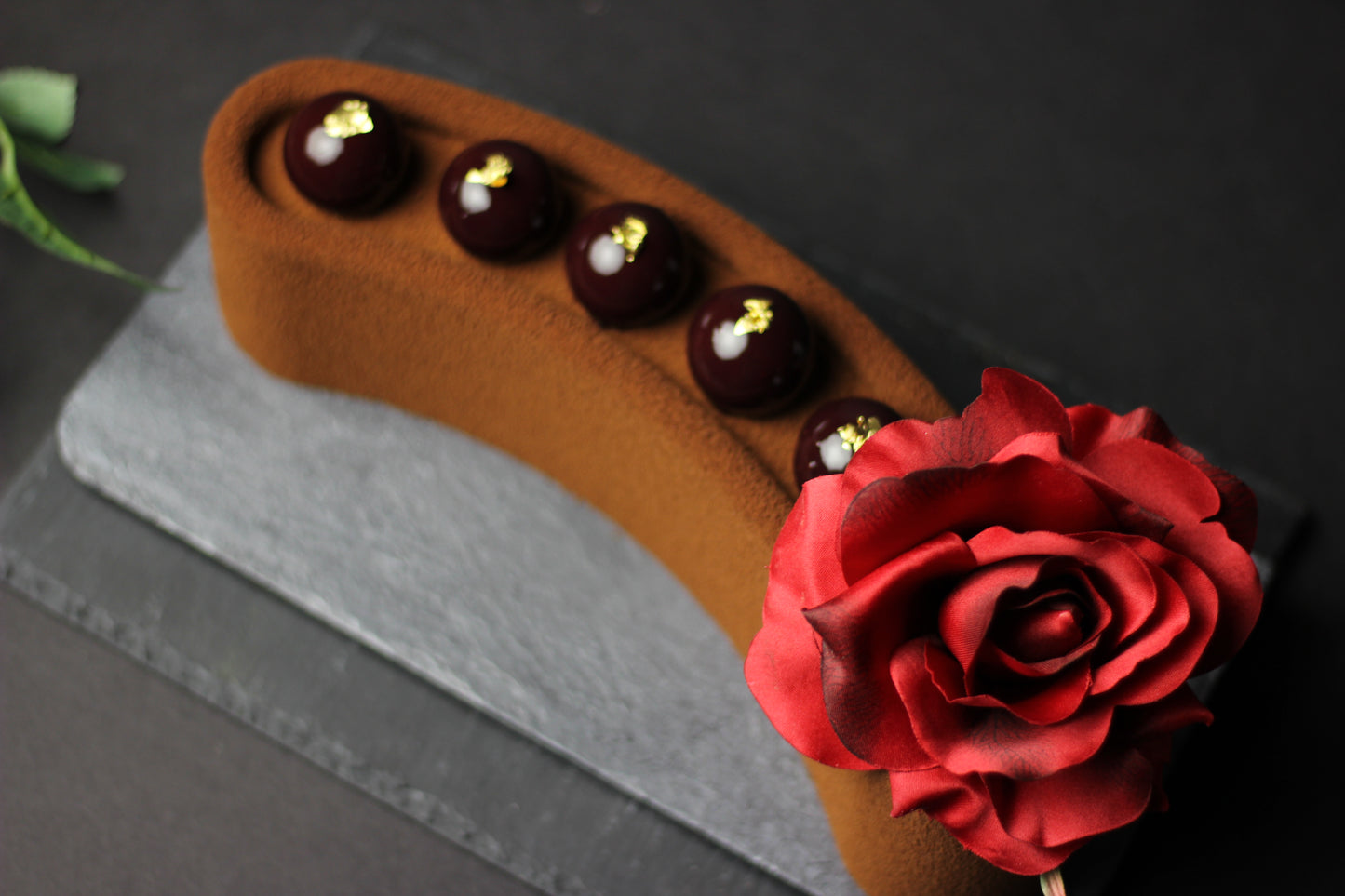 The Rose Petal Log - Faux Flower