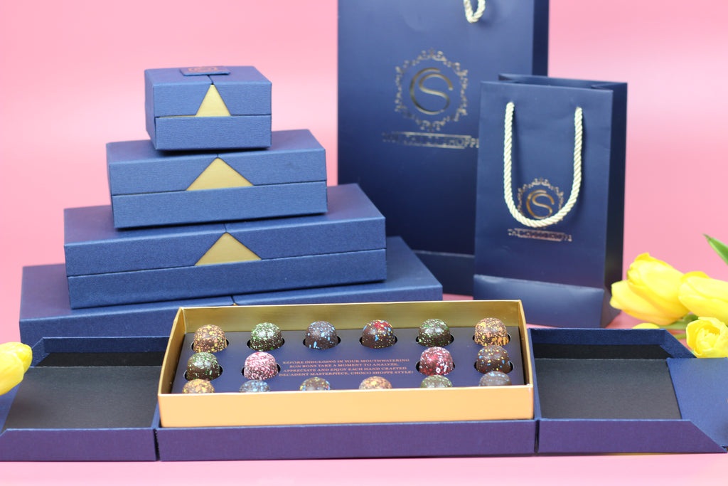 Navy Collection - B&B Truffles - 16 pc box - PARVE