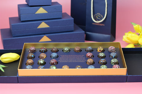 Navy Collection - B&B Truffles - 28 pc box - Parve