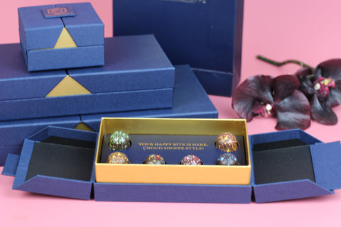 Navy Collection - B&B Truffles - 6 pc box - PARVE
