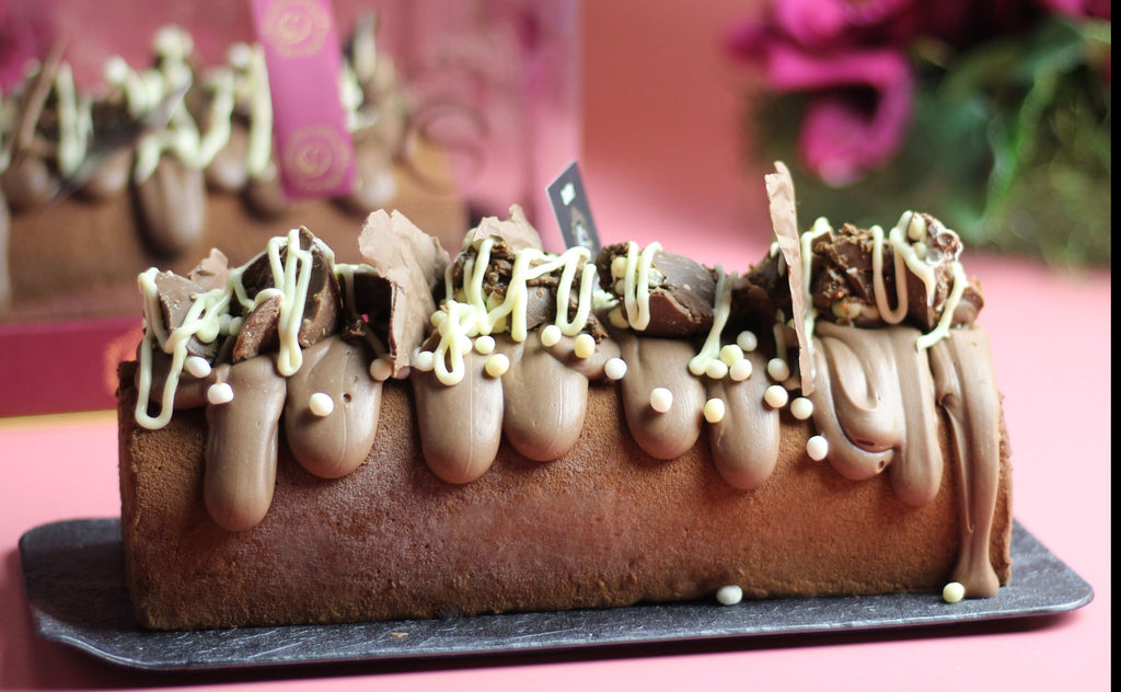 Chocolate CheeseCake Log - GIFT WRAPPED - Dairy