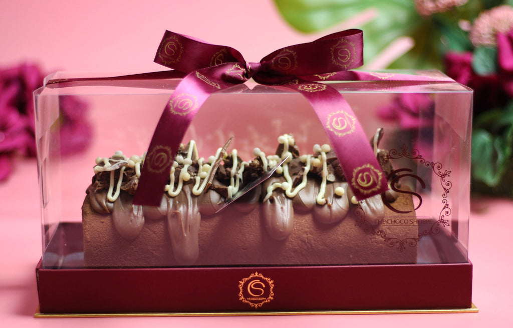 Chocolate CheeseCake Log - GIFT WRAPPED - Dairy